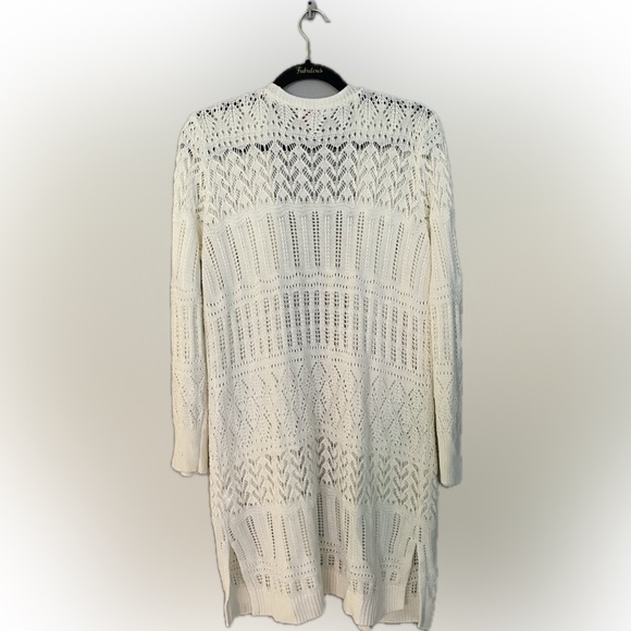 SO Long Hollow Knit Cardigan - Picture 2 of 4